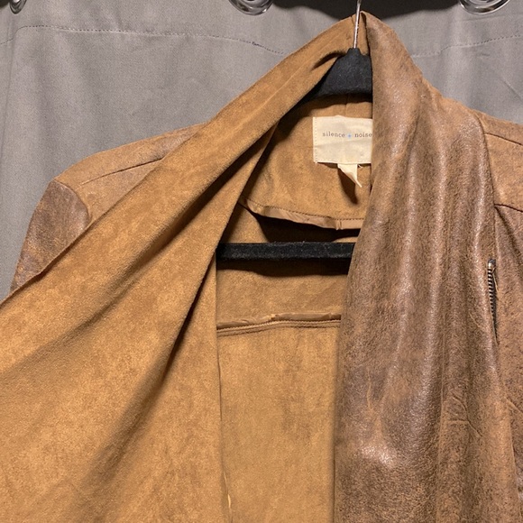 NWOT Urban Outfitters Faux Leather Jacket - Picture 3 of 7